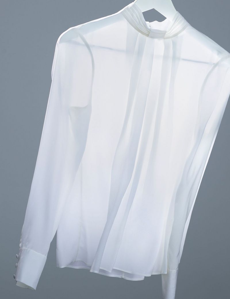 Woman in workwear clothing