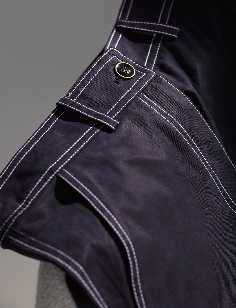 Woman in workwear clothing