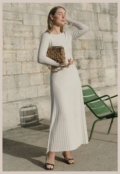 Woman in workwear clothing