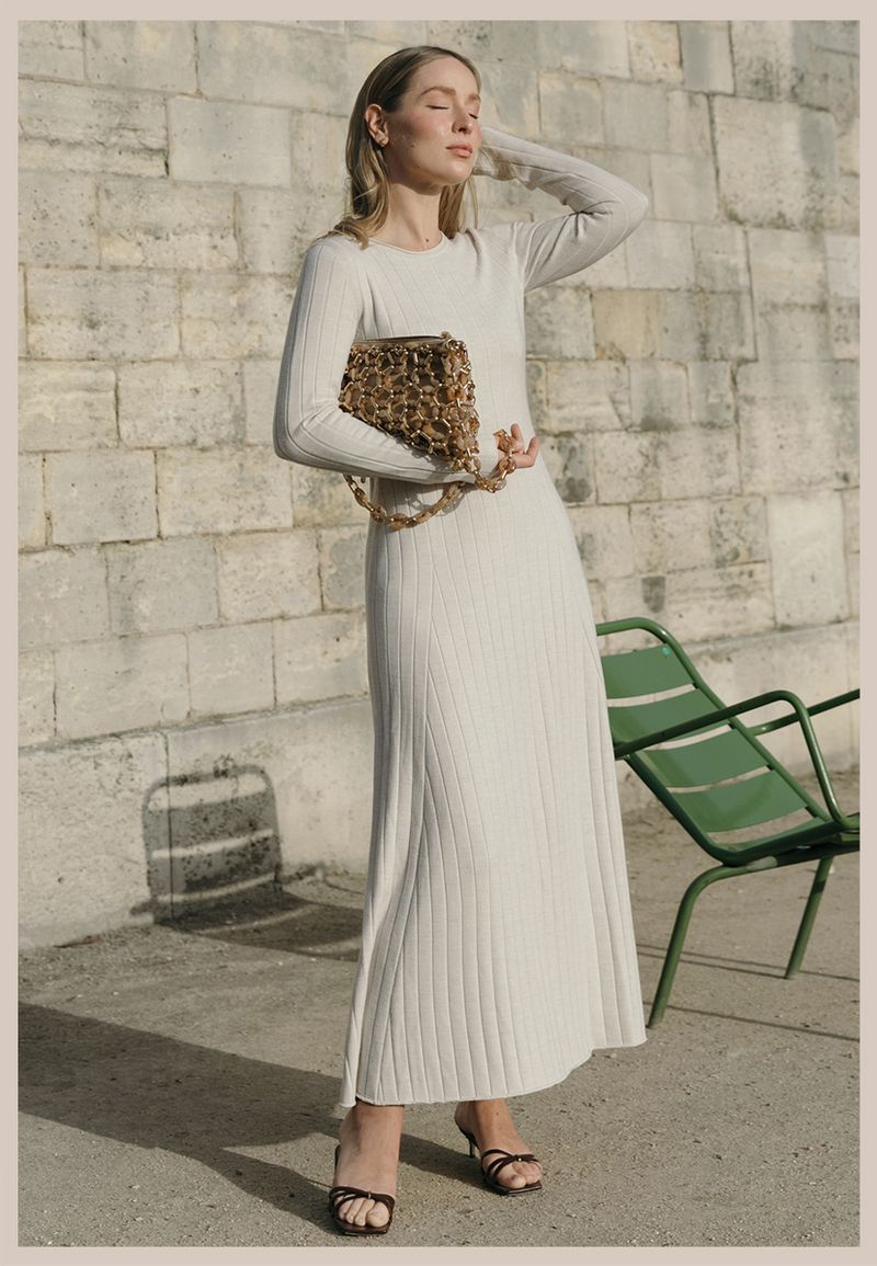 Woman in workwear clothing