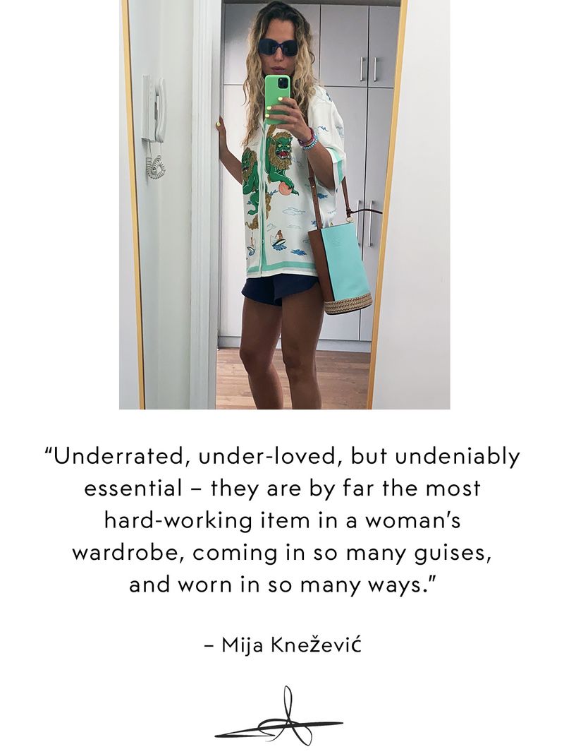 Woman in workwear clothing
