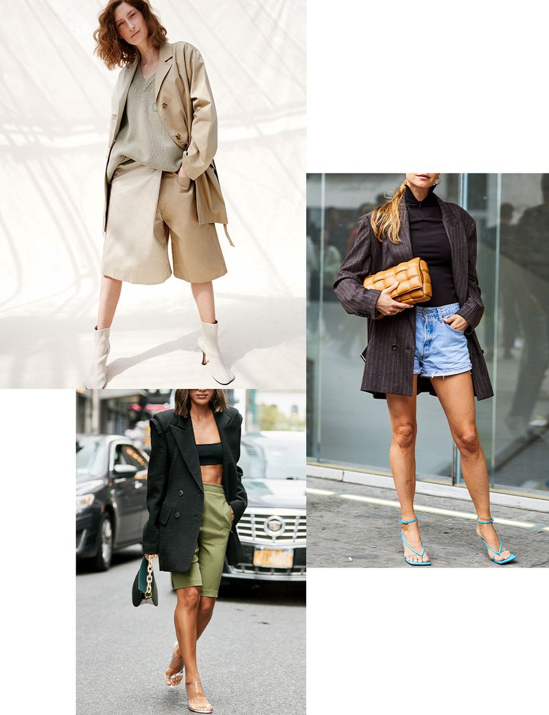 Woman in workwear clothing