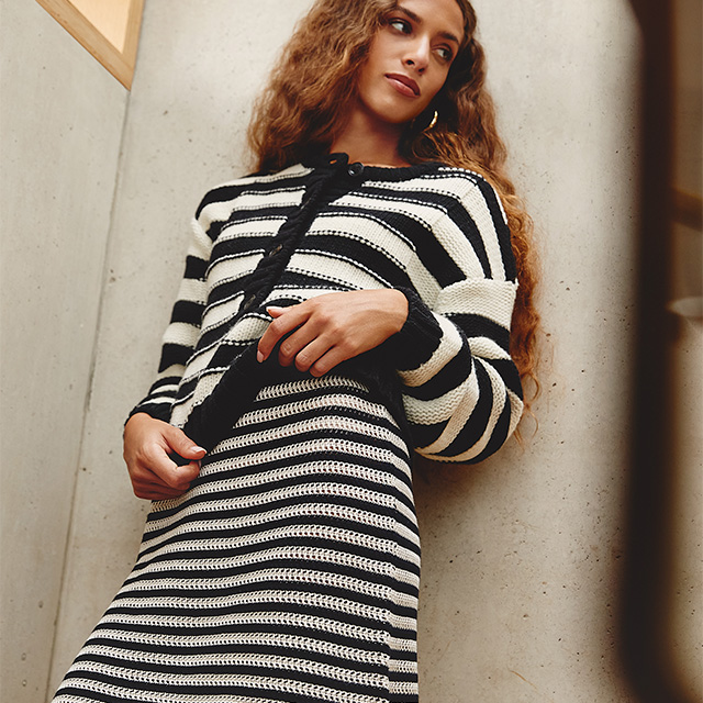 ALEXACHUNG Rent the Runway Pre-Loved Wool Patchwork Sweater