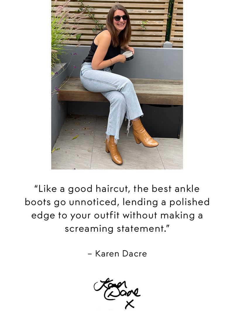 Woman in workwear clothing