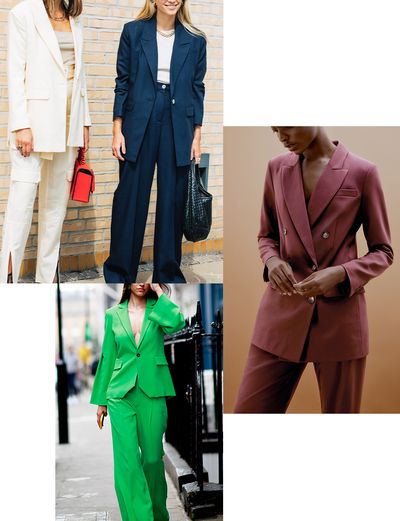 Woman in workwear clothing