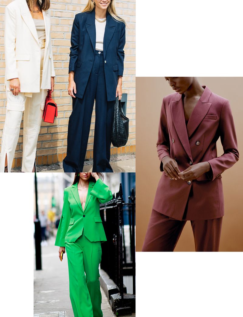 Woman in workwear clothing