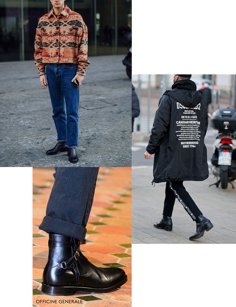 Woman in workwear clothing