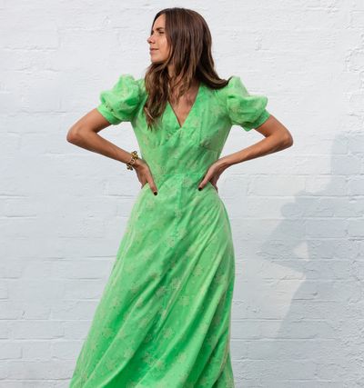 Woman in workwear clothing
