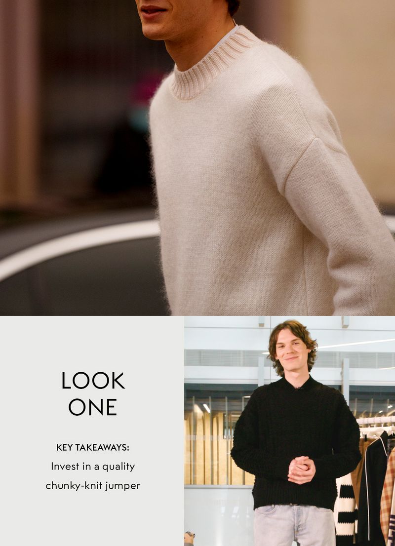 Woman in workwear clothing