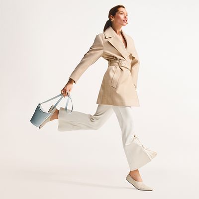 Woman in workwear clothing