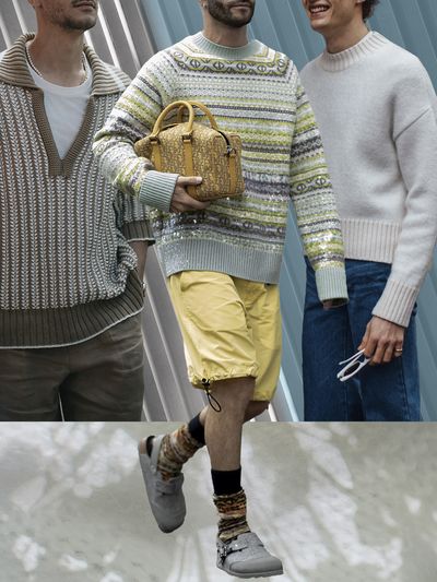 Woman in workwear clothing