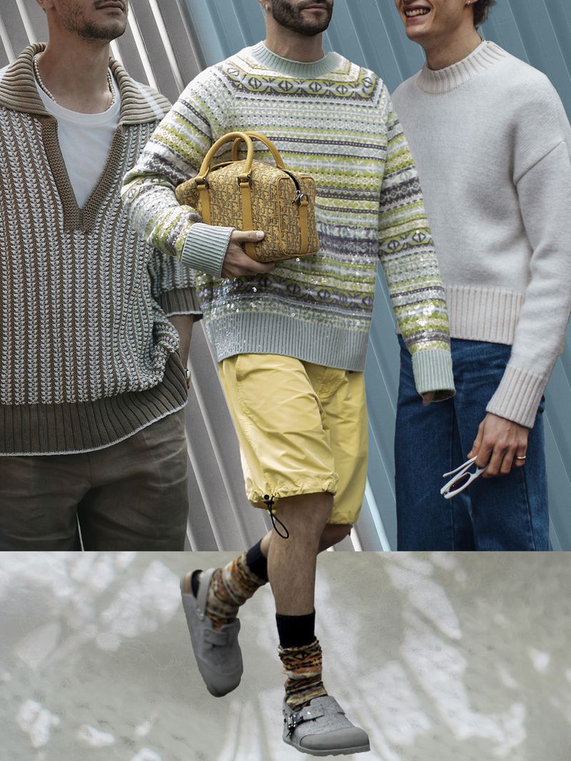 Woman in workwear clothing