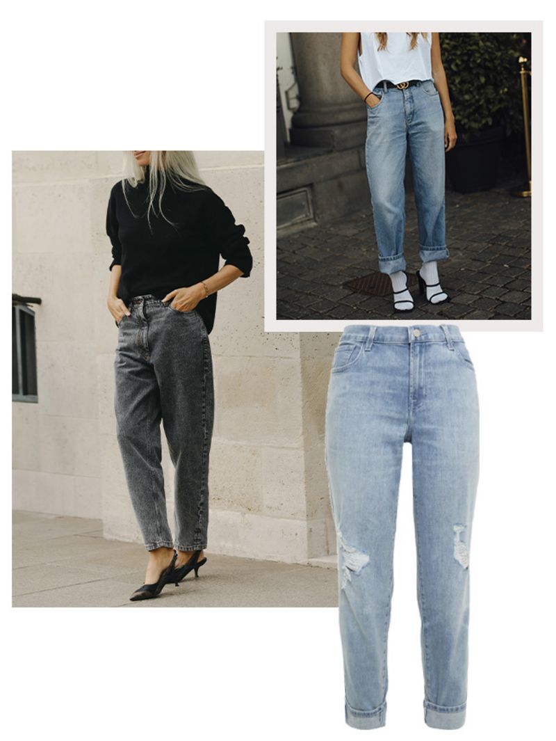 Woman in workwear clothing