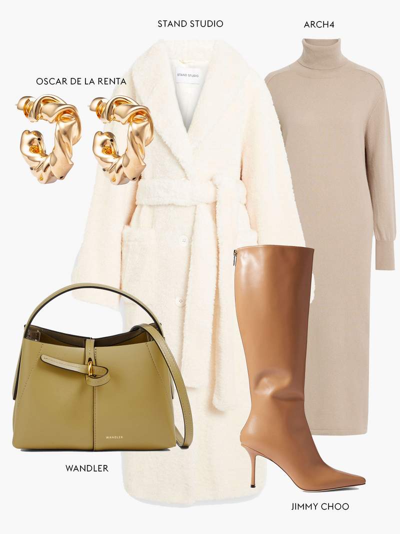 Woman in workwear clothing
