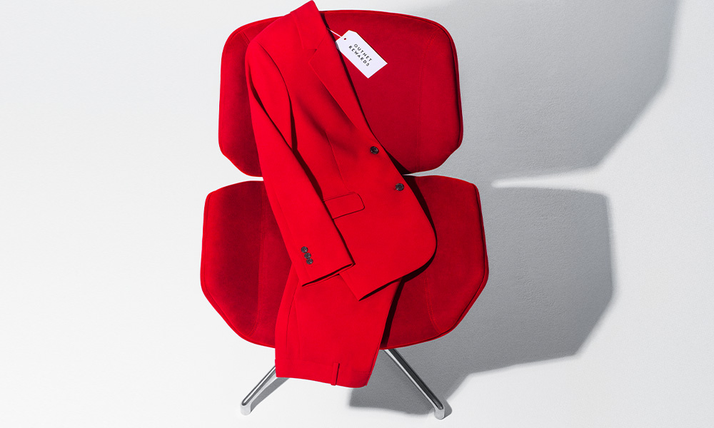 ALEX PERRY Landon double-breasted crepe blazer | THE OUTNET