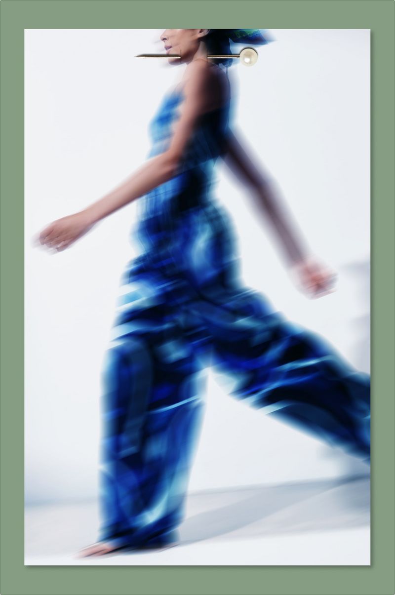 Woman in workwear clothing