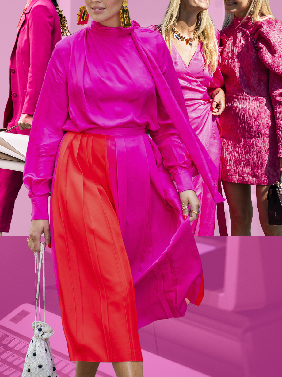 Woman in workwear clothing