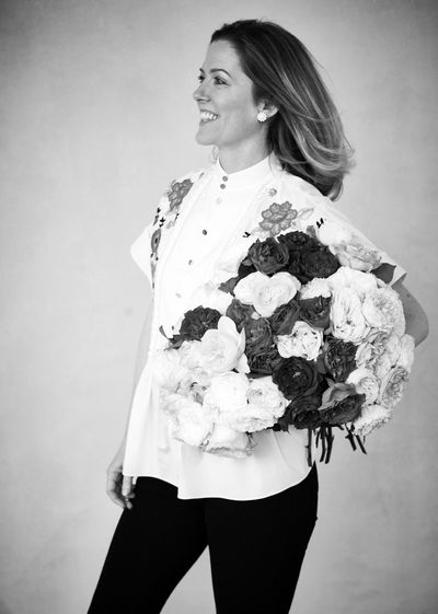 Woman in workwear clothing