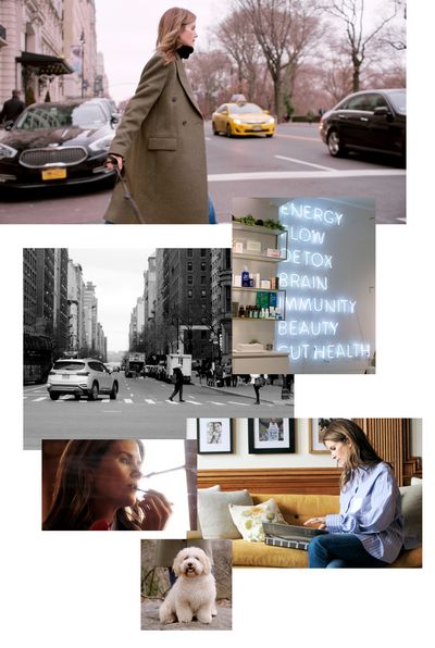 Woman in workwear clothing
