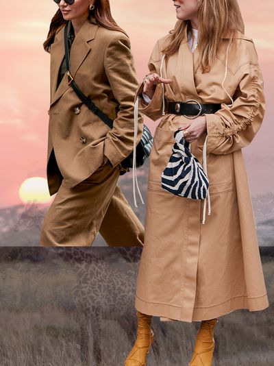 Woman in workwear clothing