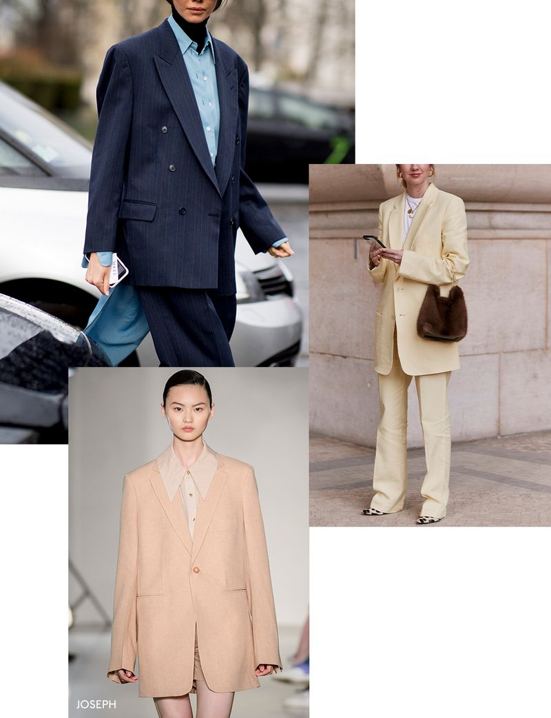 Woman in workwear clothing
