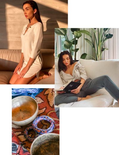 Blue cashmere sweater