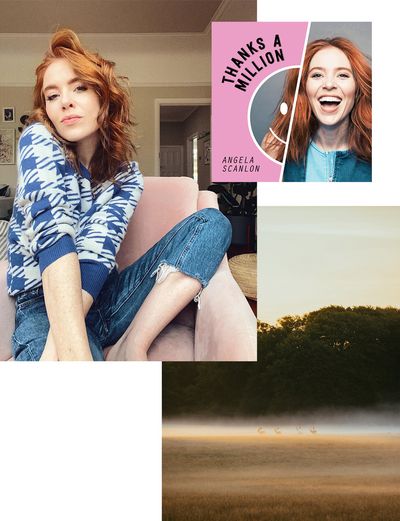Blue cashmere sweater