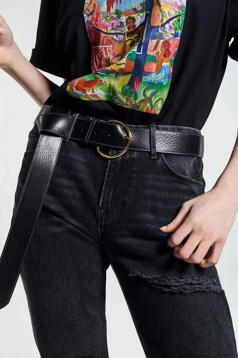 Woman in workwear clothing