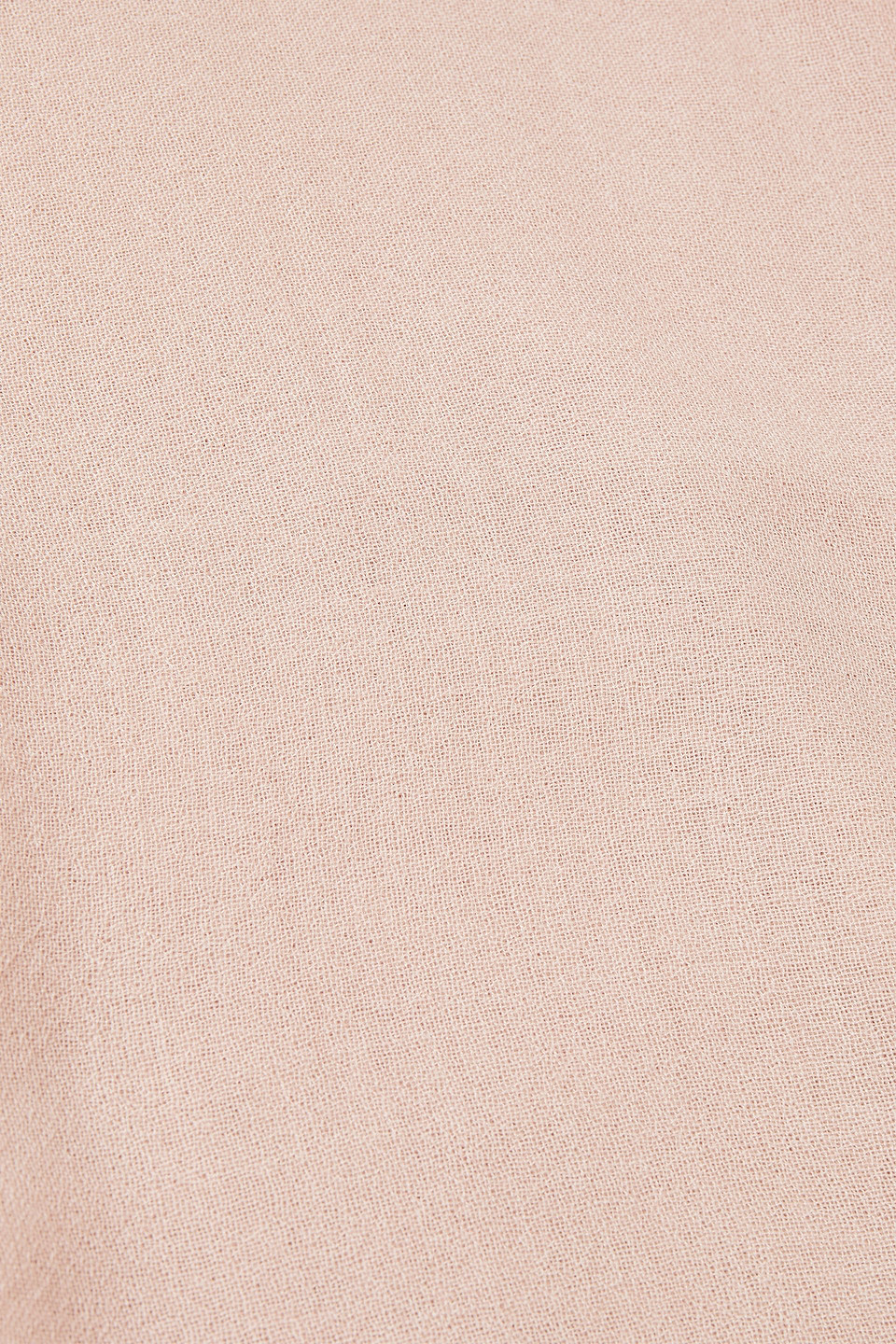 Click to view more detailed imagery on our partner's website Brunello Cucinelli Frayed Cashmere And Silk-blend Gauze Scarf In Blush