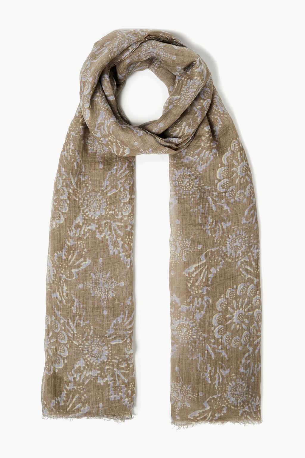 Linen best sale gauze scarf