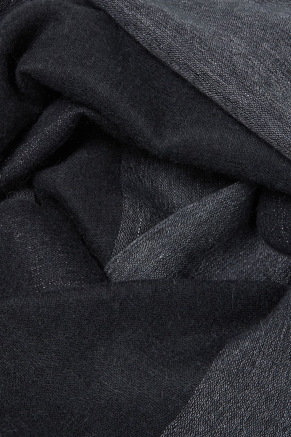 BRUNELLO CUCINELLI Frayed metallic gauze scarf