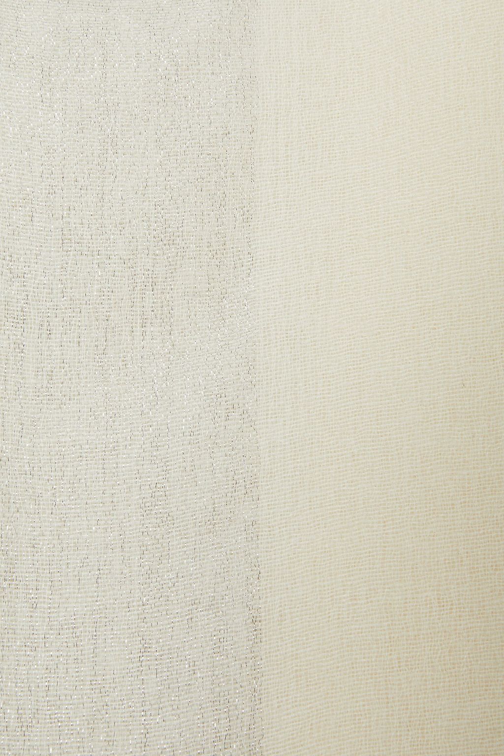 BRUNELLO CUCINELLI ほつれ加工 メタリックガーゼ スカーフ
