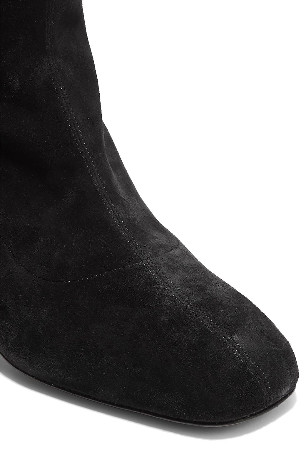 CHRISTIAN LOUBOUTIN Study Stretch 55 spiked suede over-the-knee boots