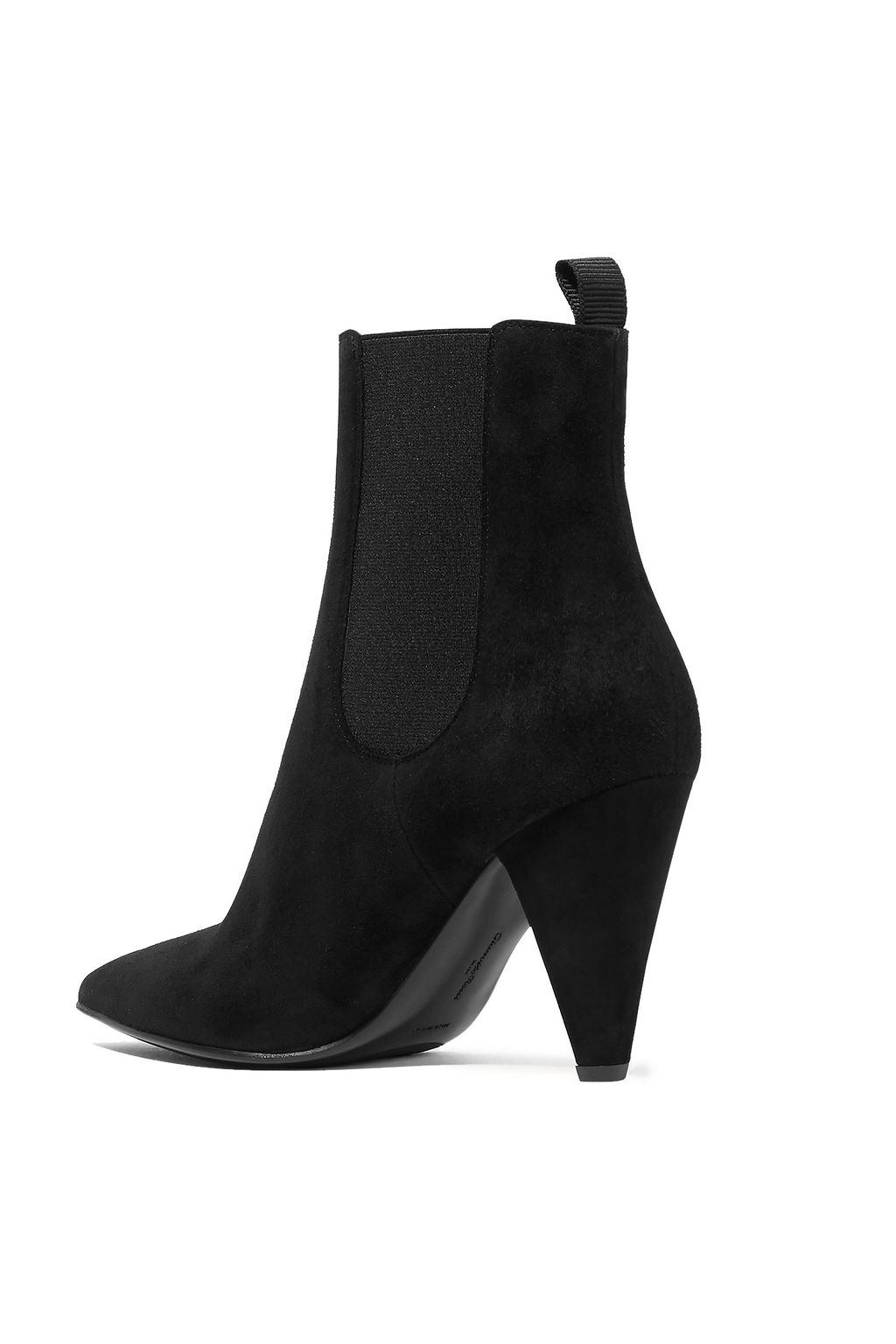 GIANVITO ROSSI 85 suede Chelsea boots