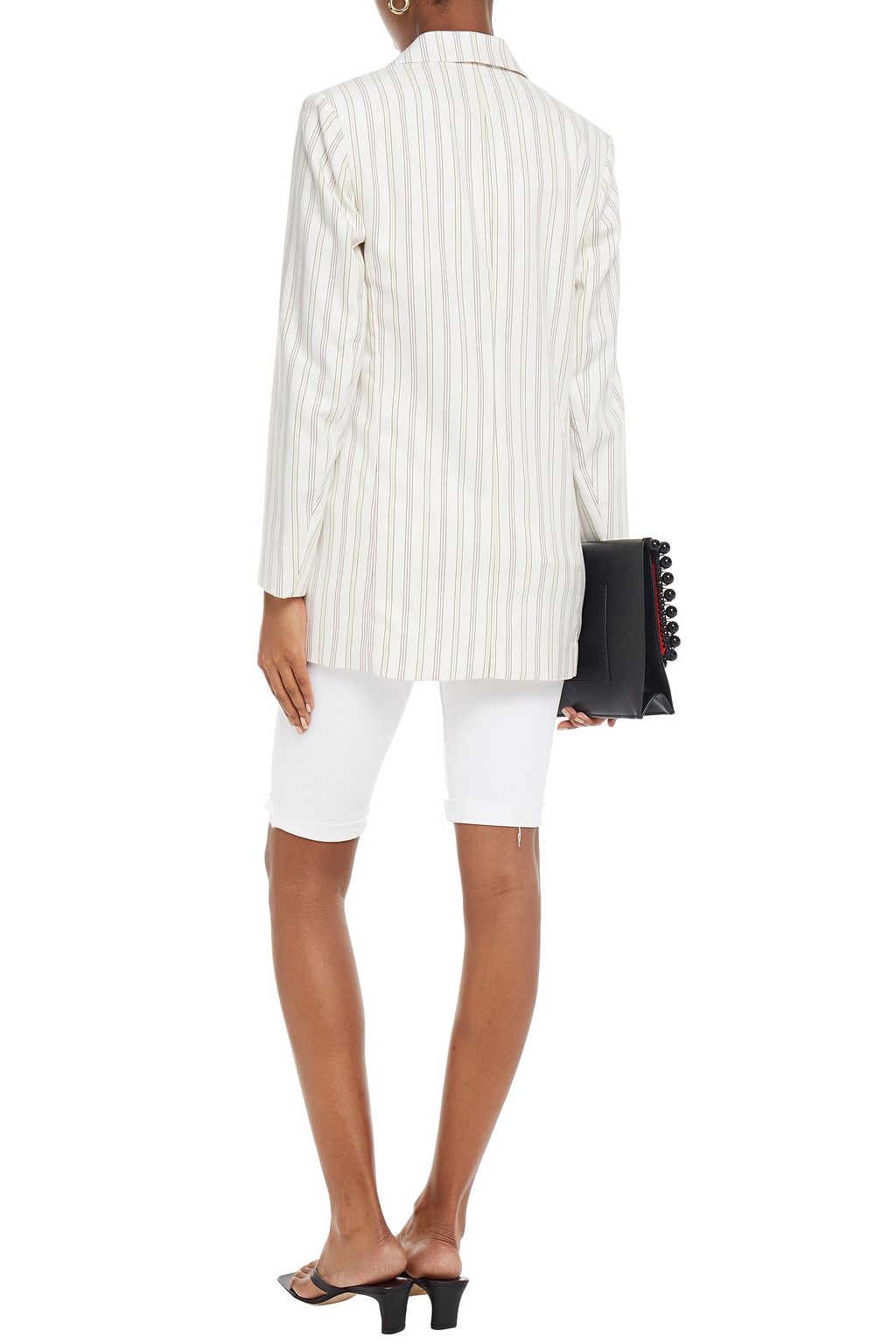 CLAUDIE PIERLOT Striped twill blazer