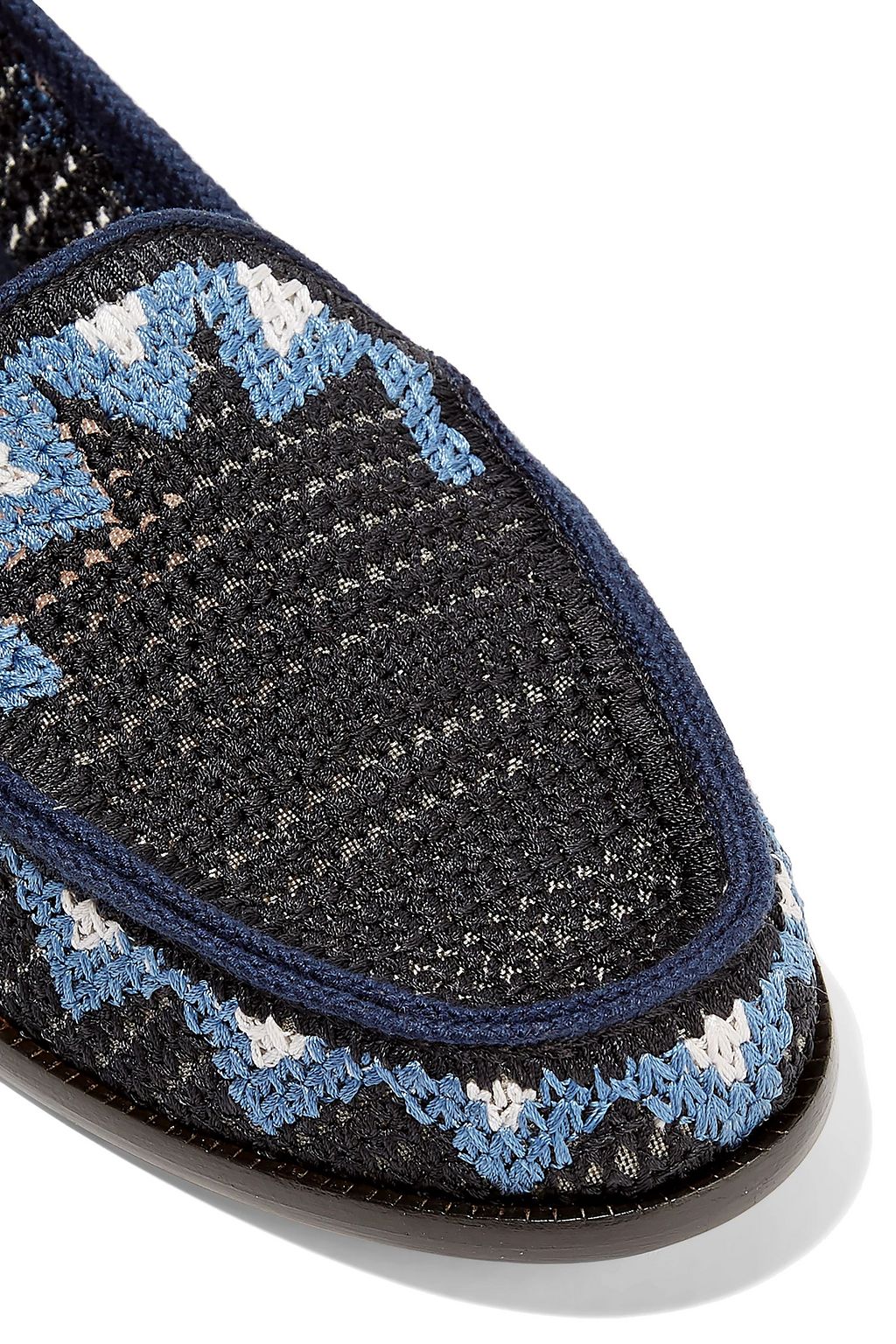 TABITHA SIMMONS Blakie Sol crocheted loafers