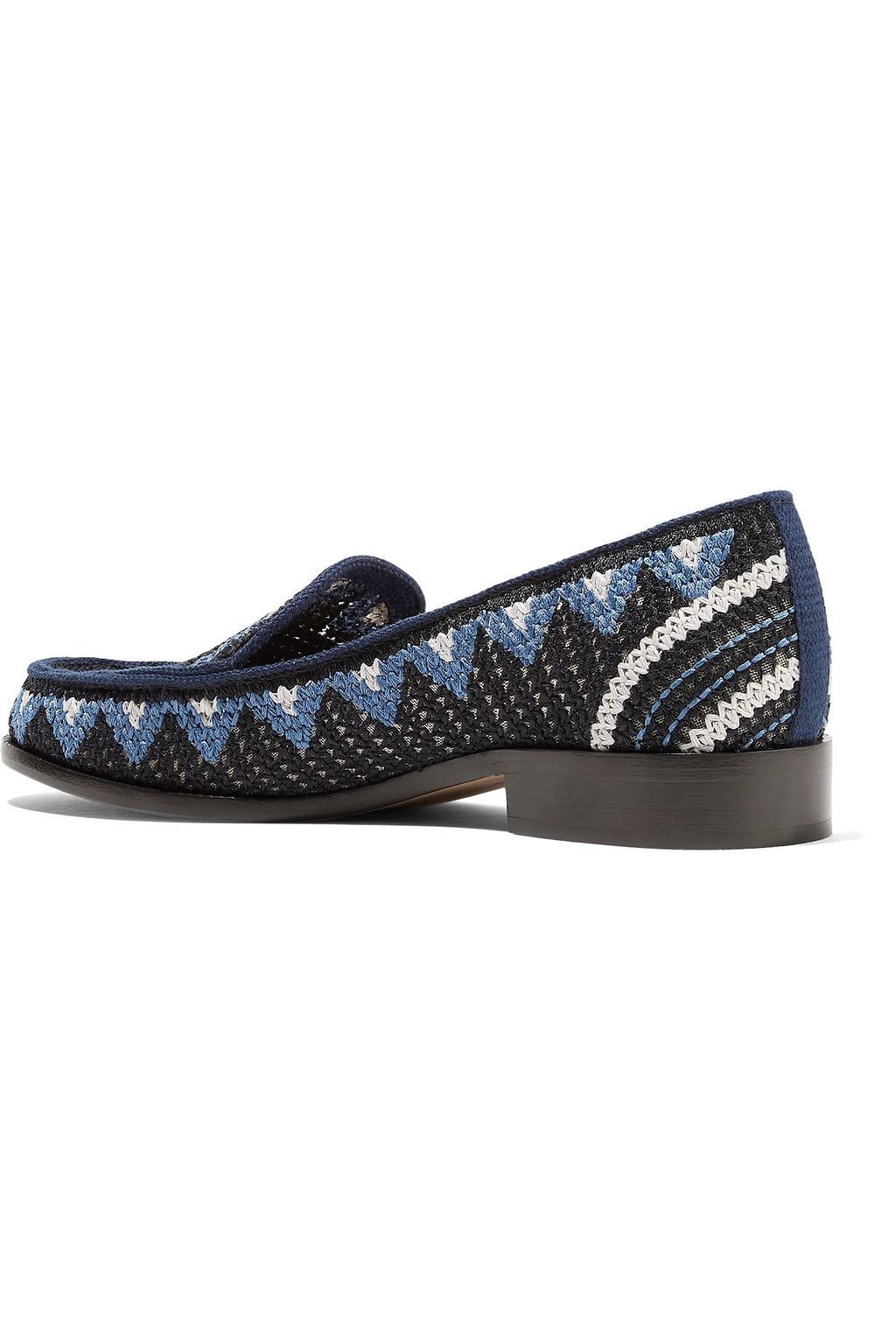 TABITHA SIMMONS Blakie Sol crocheted loafers