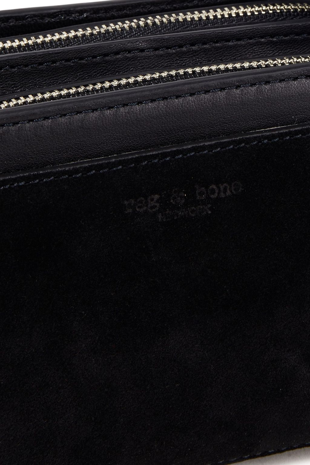 RAG & BONE Capture suede and leather shoulder bag