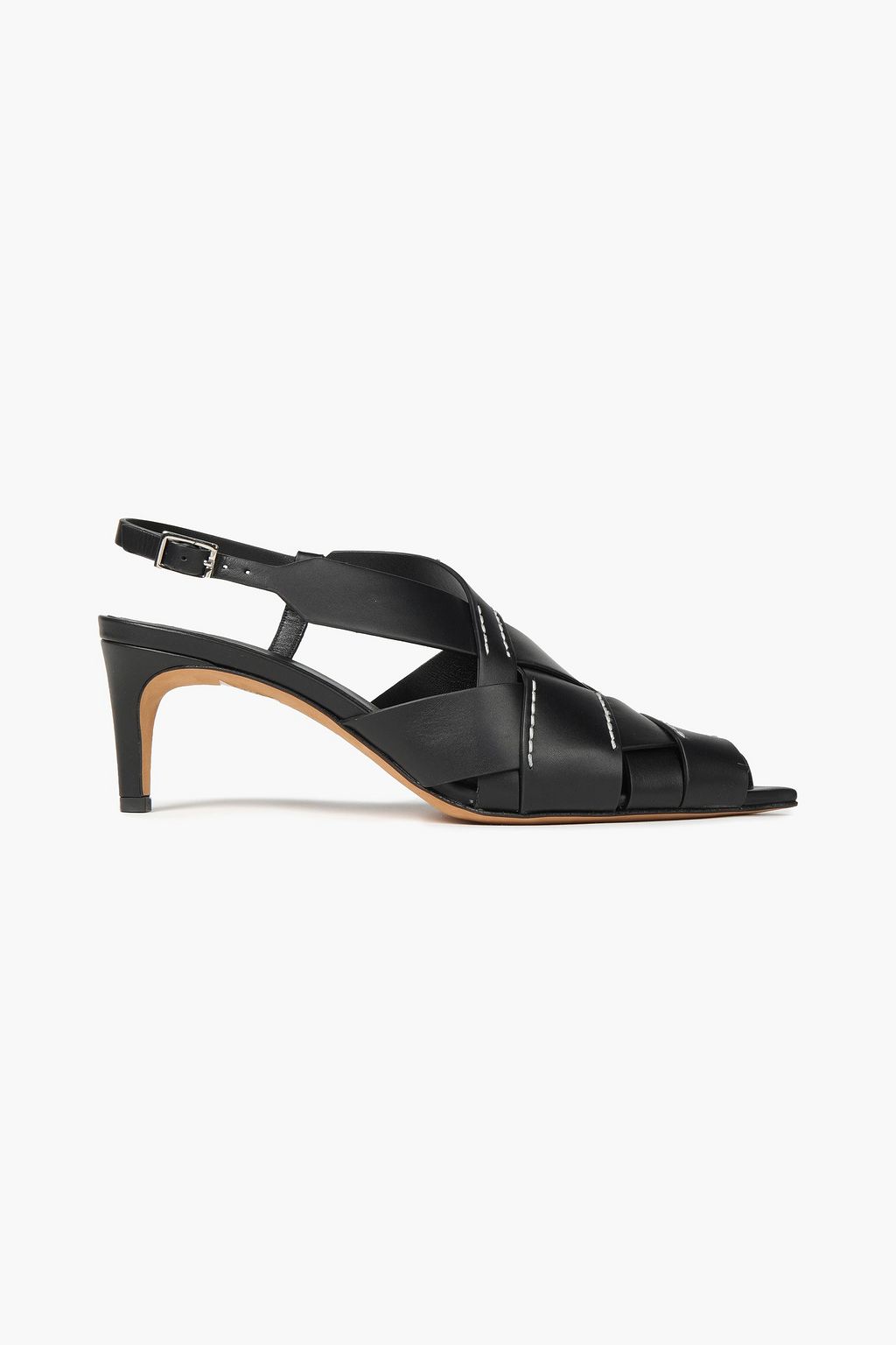 woven slingback sandals