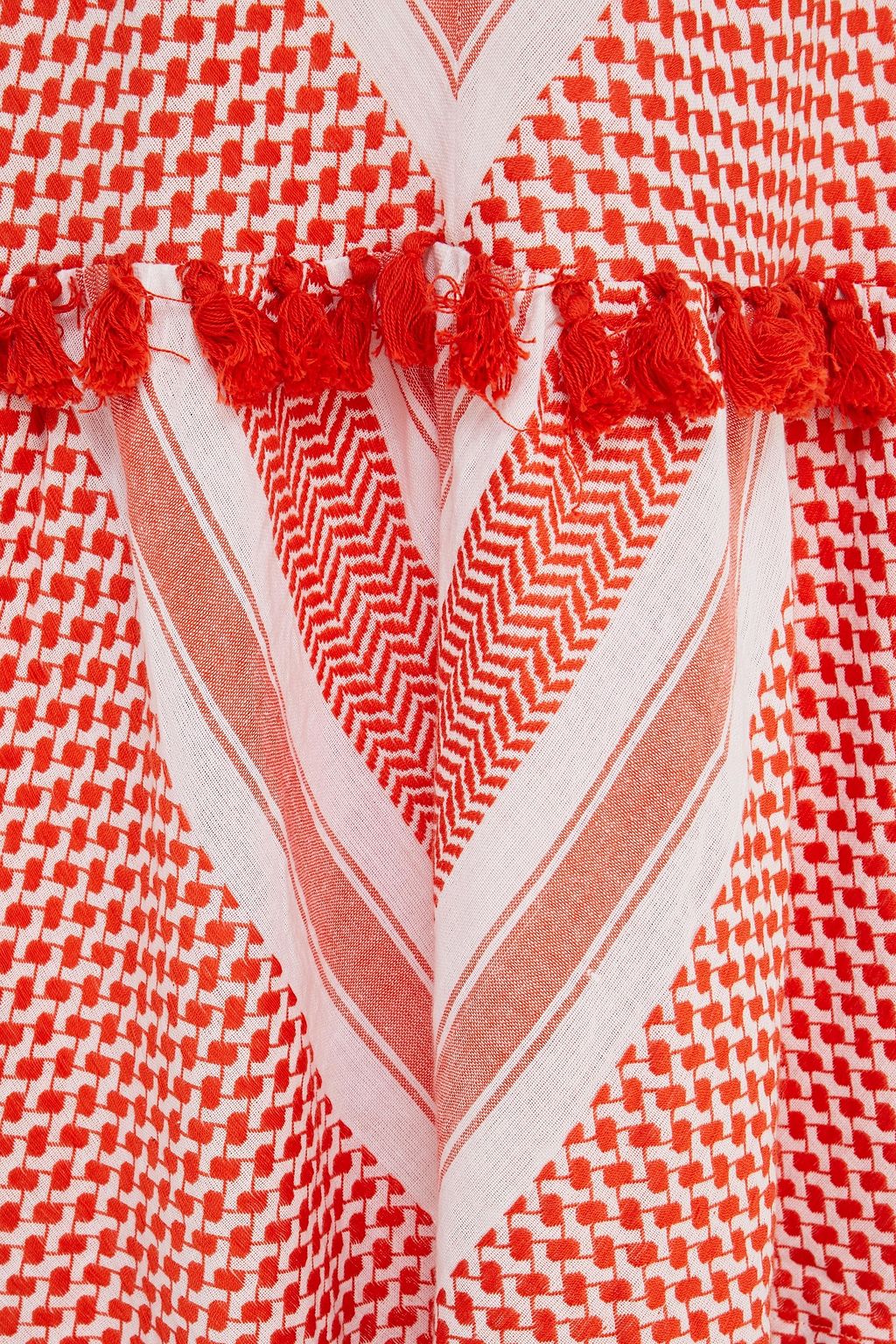 SUMMERY COPENHAGEN Britney tasseled cottonjacquard maxi dress Sale up to 70 off THE