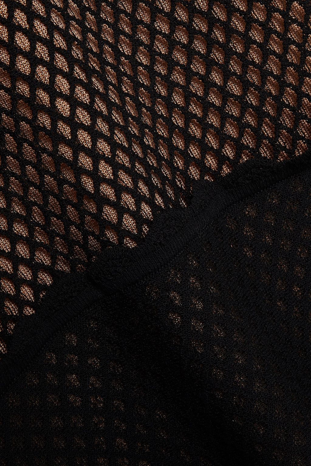 MCQUEEN Fluted cotton-blend crochet top
