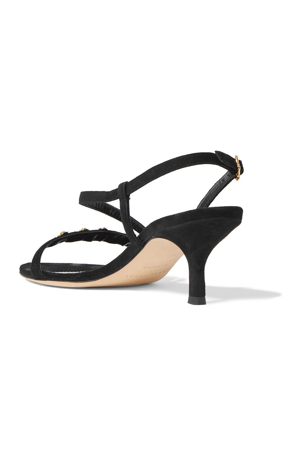 ALIGHIERI The Fragment embellished suede sandals