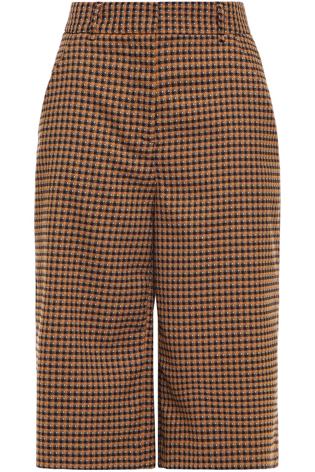 VERONICA BEARD Amaris checked woven shorts