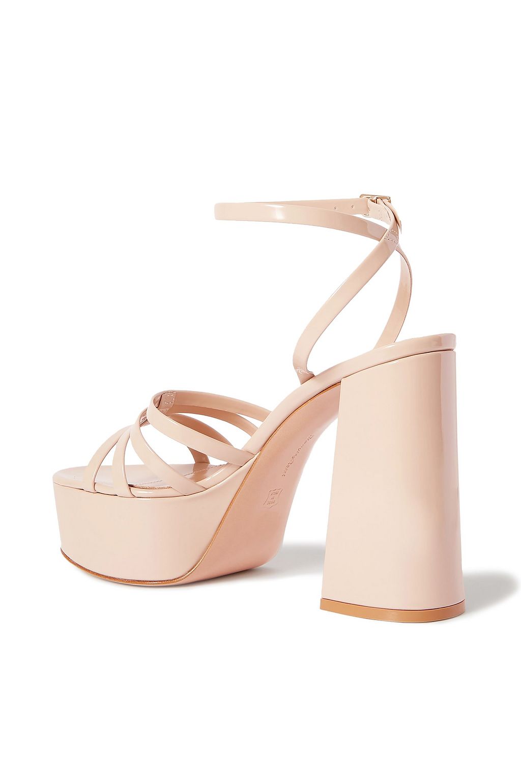 GIANVITO ROSSI Angelica 70 patent-leather platform sandals