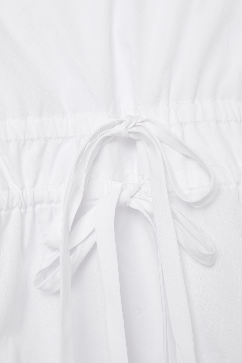 3.1 PHILLIP LIM Embellished gathered cotton-poplin top