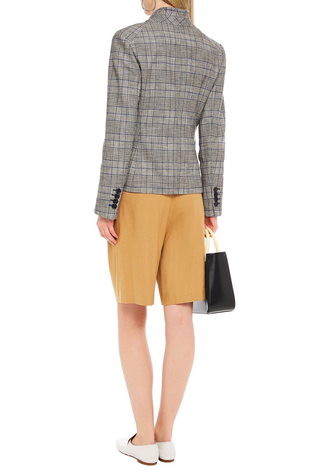 VERONICA BEARD Saira linen-blend shorts