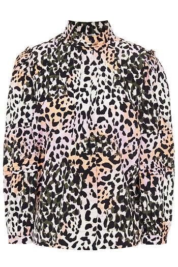 veronica beard leopard top