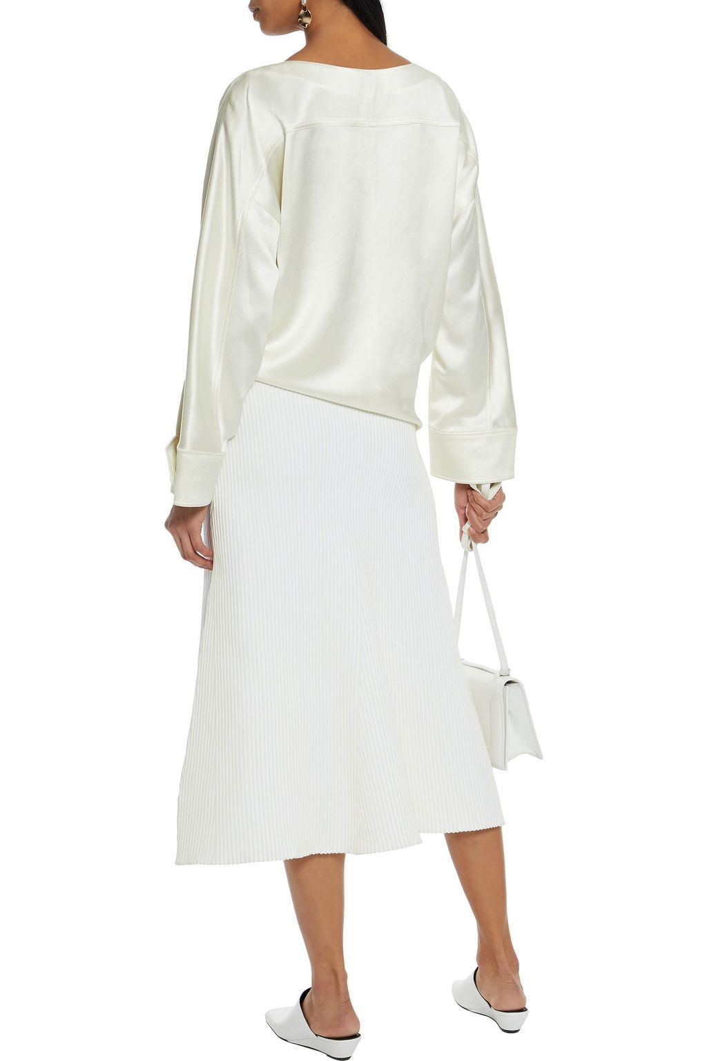 3.1 PHILLIP LIM Satin-crepe blouse