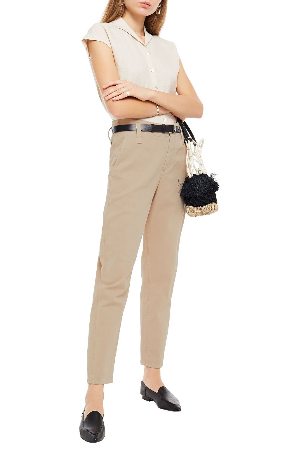 BRUNELLO CUCINELLI High-rise tapered jeans