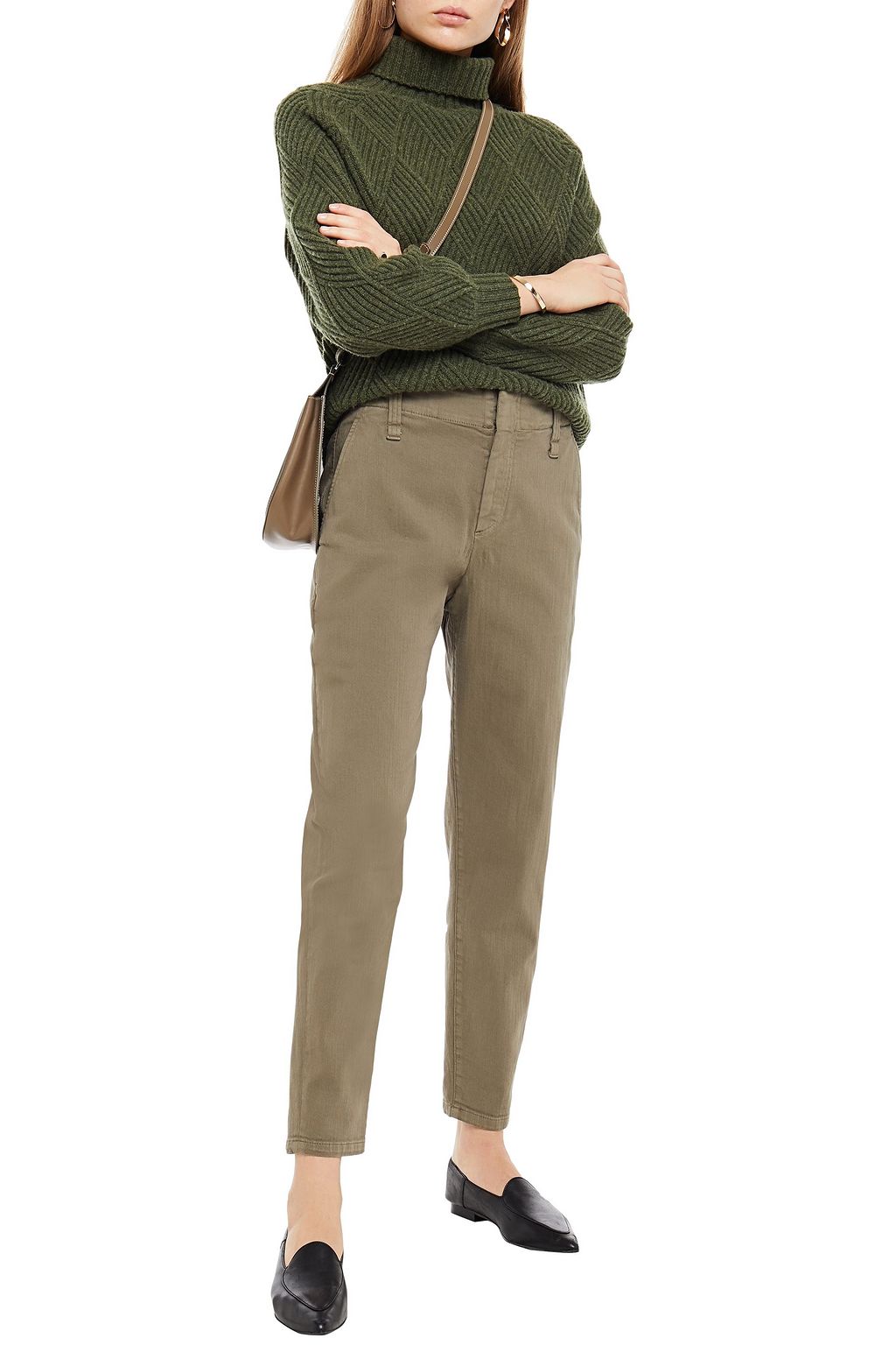 BRUNELLO CUCINELLI High-rise tapered jeans